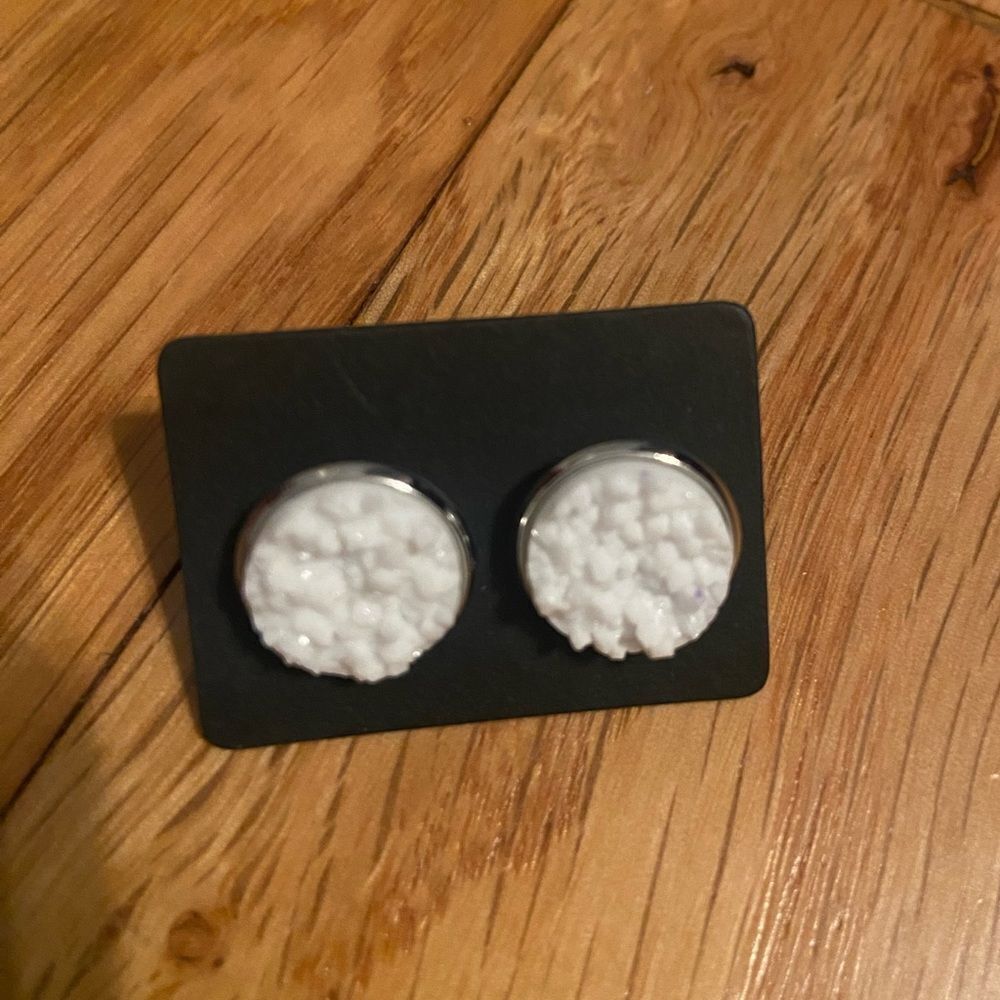 Faux Druzy Handmade Earrings